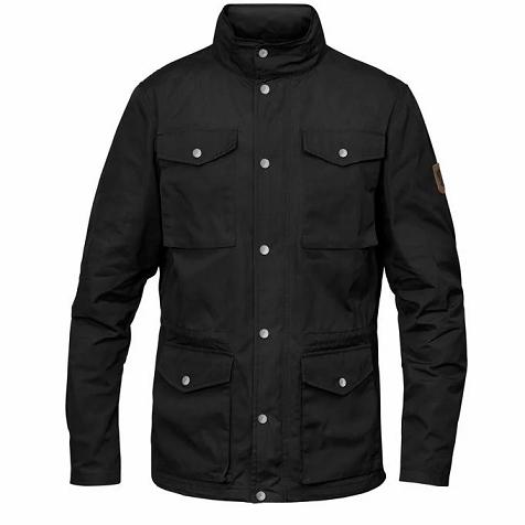 Fjallraven Men Räven Winter Jacket Black PH140943 Philippines